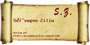 Süveges Zilia névjegykártya
